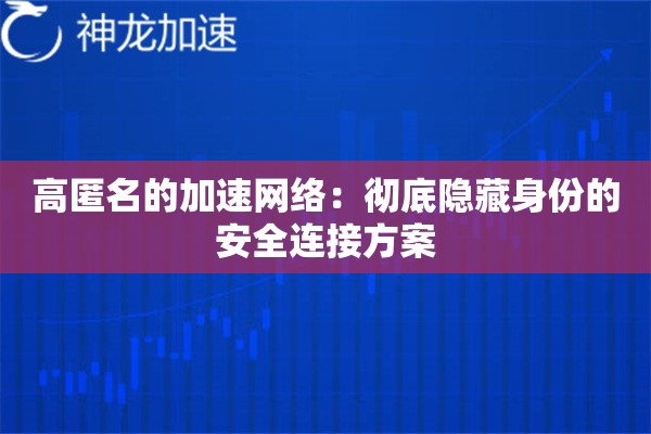 高匿名的加速网络:彻底隐藏身份的安全连接方案 高匿名的加速网络:彻底隐藏身份的安全连接方案