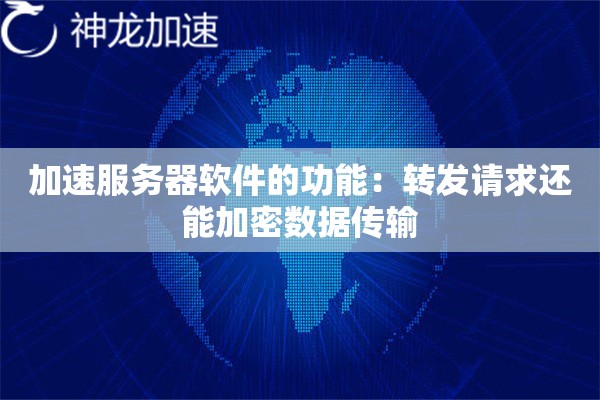 加速服务器软件的功能:转发请求还能加密数据传输 加速服务器软件的功能:转发请求还能加密数据传输