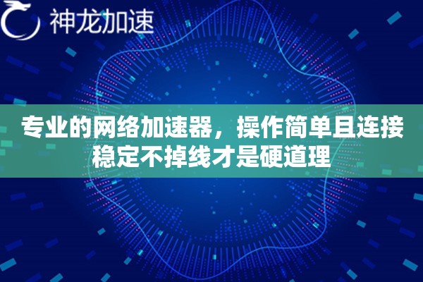 专业的网络加速器，操作简单且连接稳定不掉线才是硬道理